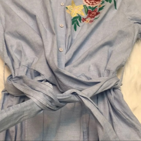 ZARA Wrap Front Dress - Picture 4 of 6